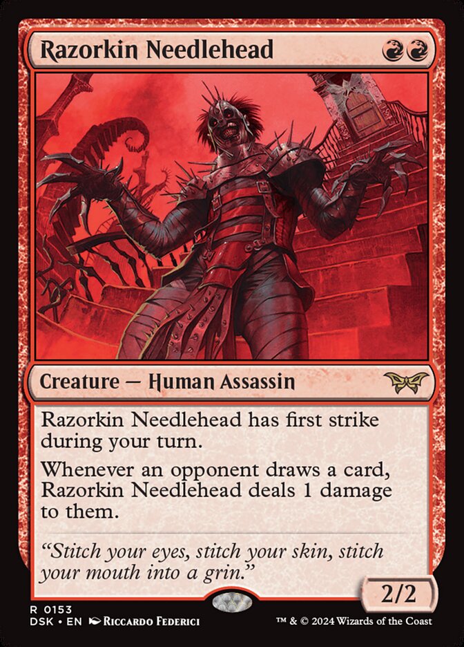 Razorkin Needlehead (153) - Duskmourn: House of Horror (DSK)