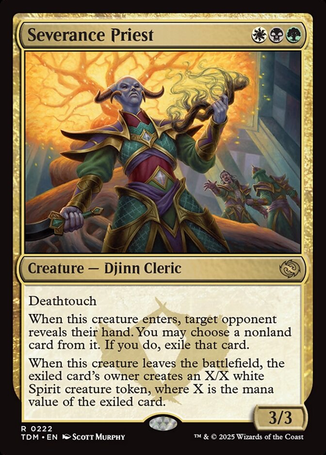 Severance Priest (222) - [Foil] Tarkir: Dragonstorm (TDM)