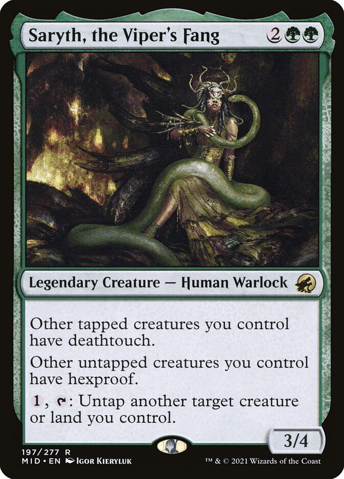 Saryth, the Viper's Fang (197) - Innistrad: Midnight Hunt (MID)