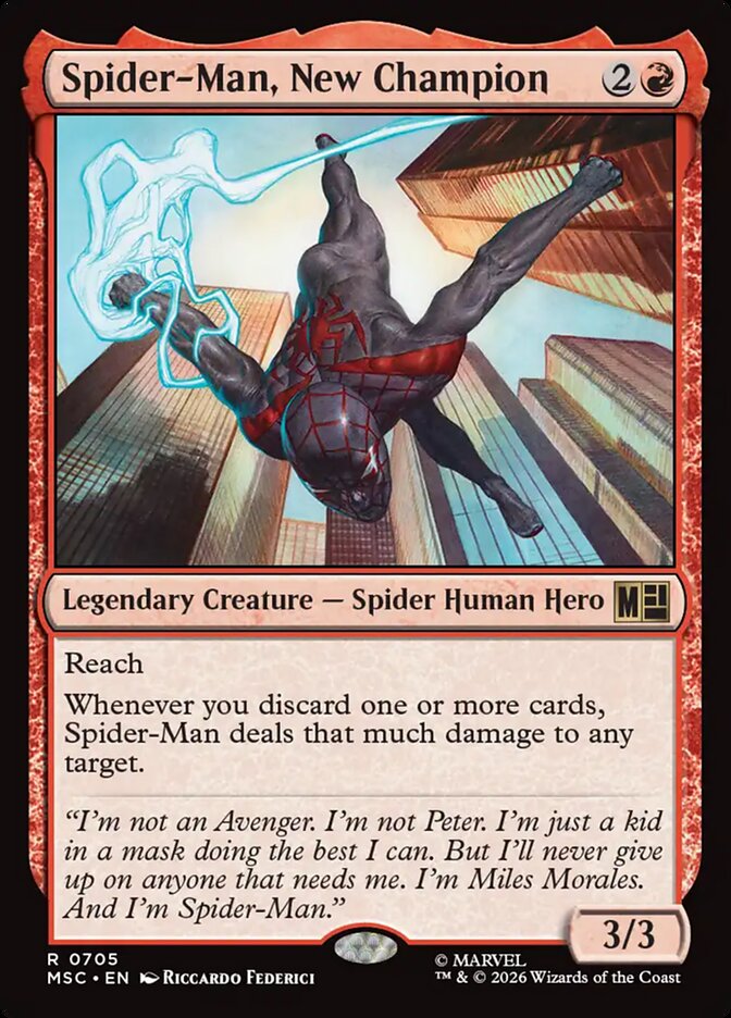 Spider-Man, New Champion (705) - Marvel Super Heroes Commander (MSC)