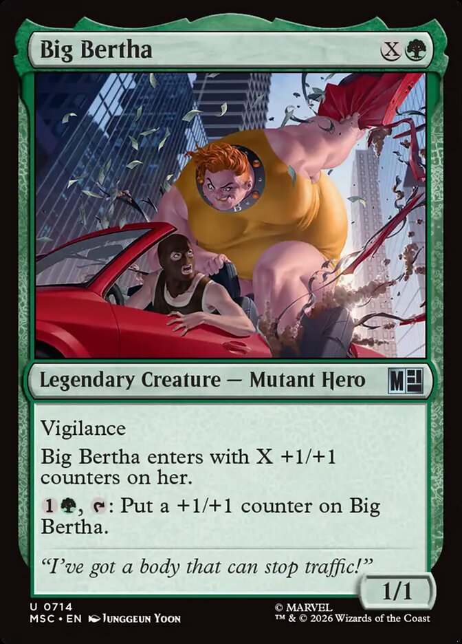 Big Bertha (714) - Marvel Super Heroes Commander (MSC)
