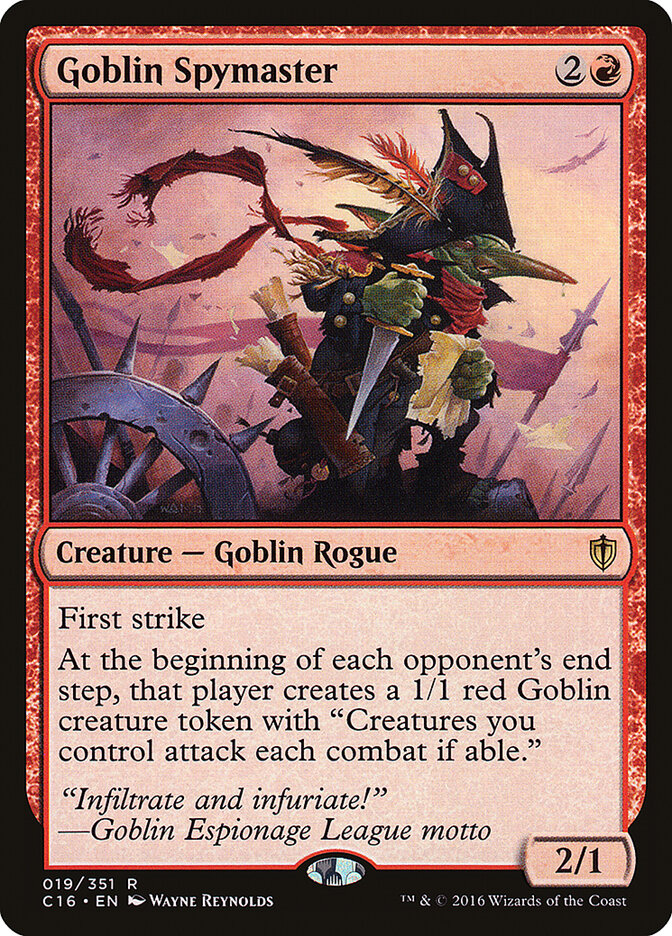 Goblin Spymaster (19) - Commander 2016 (C16)