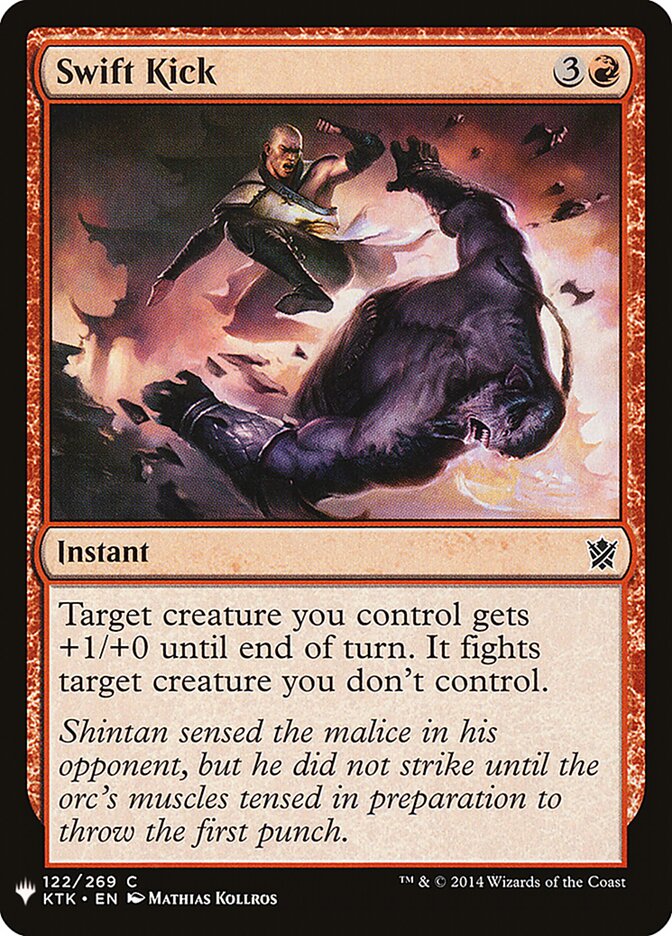 Swift Kick (KTK-122) - The List (PLST)