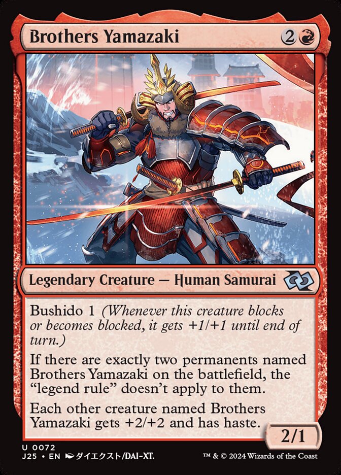 Brothers Yamazaki (72) - Foundations Jumpstart (J25)