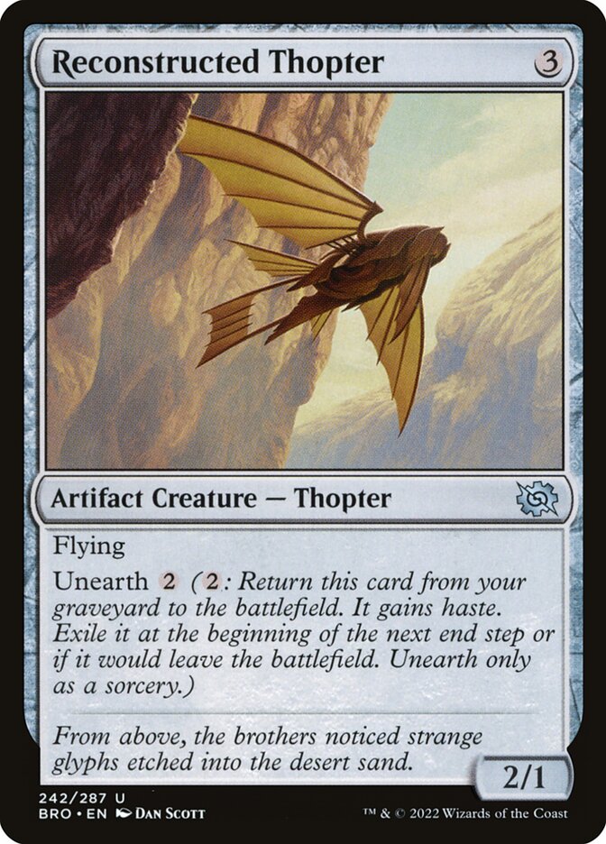 Reconstructed Thopter (242) - The Brothers' War (BRO)