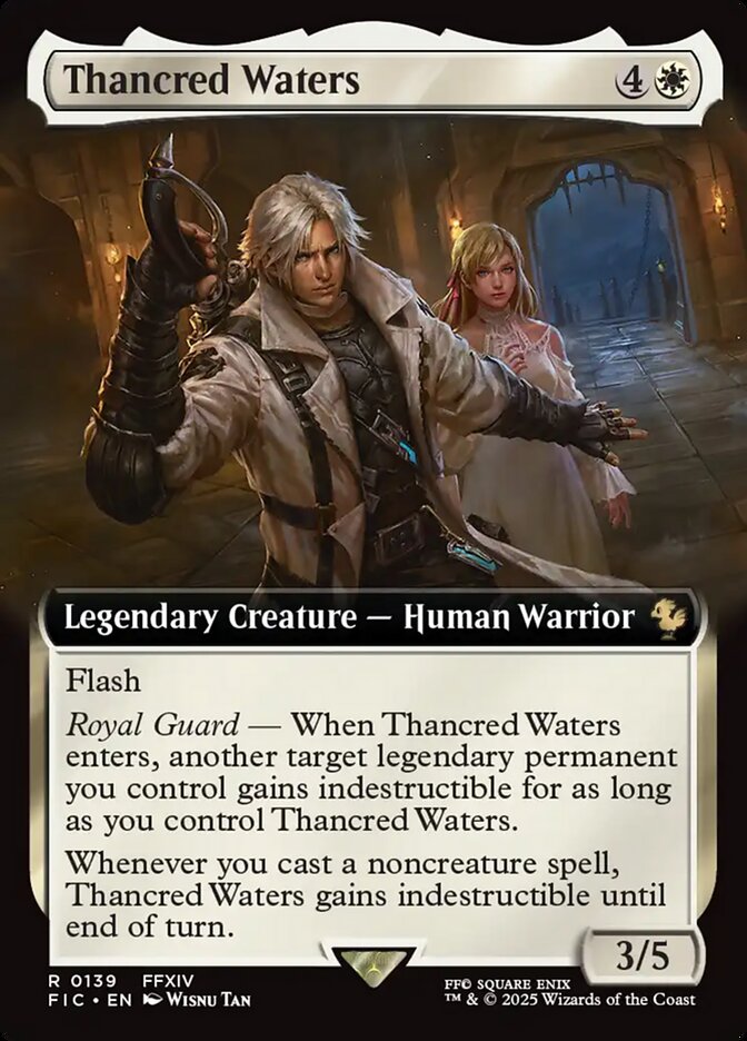 Thancred Waters (139) - [Foil, Extended Art] Final Fantasy Commander (FIC)