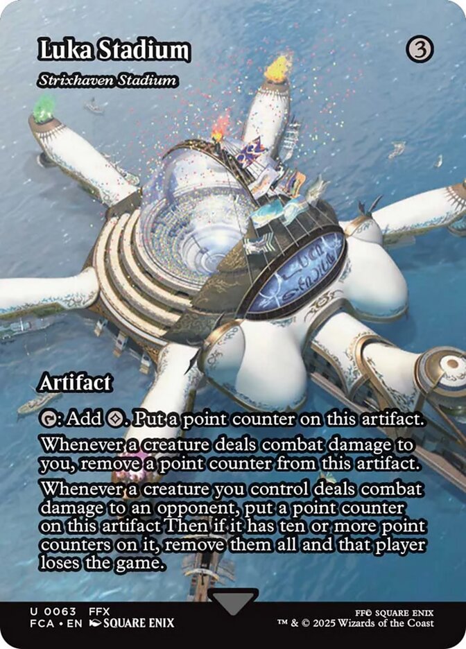 Luka Stadium - Strixhaven Stadium (63) - [Foil, Borderless] Final Fantasy: Through the Ages (FCA)