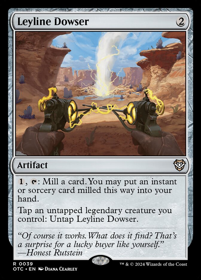 Leyline Dowser (39) - Outlaws of Thunder Junction Commander (OTC)