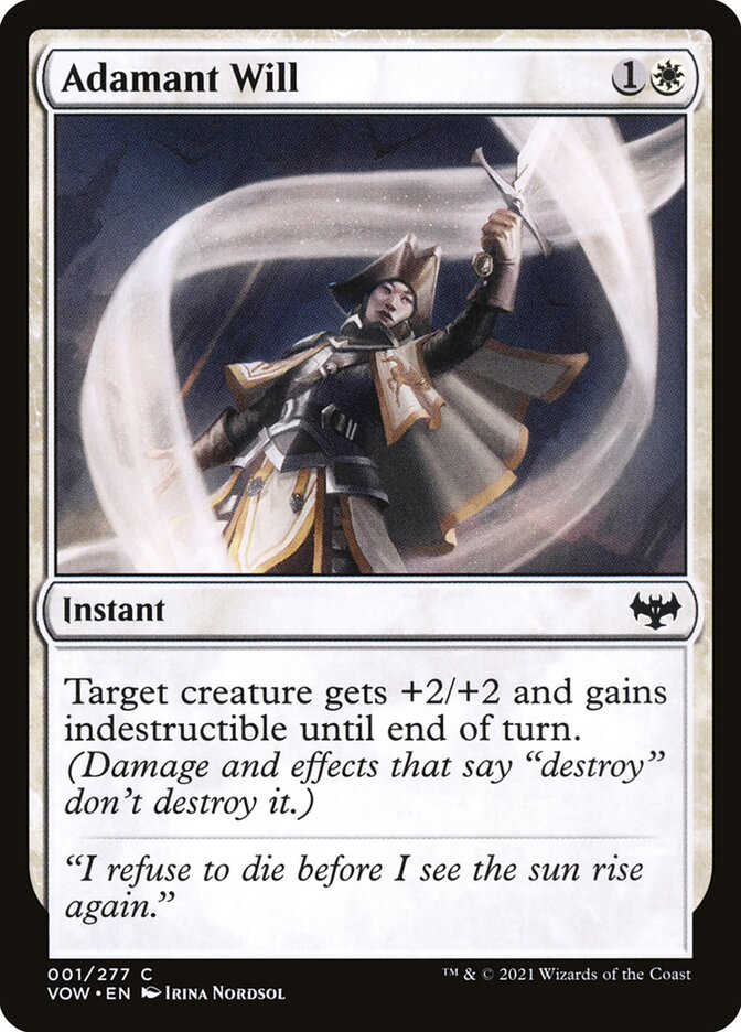 Adamant Will (1) - Innistrad: Crimson Vow (VOW)