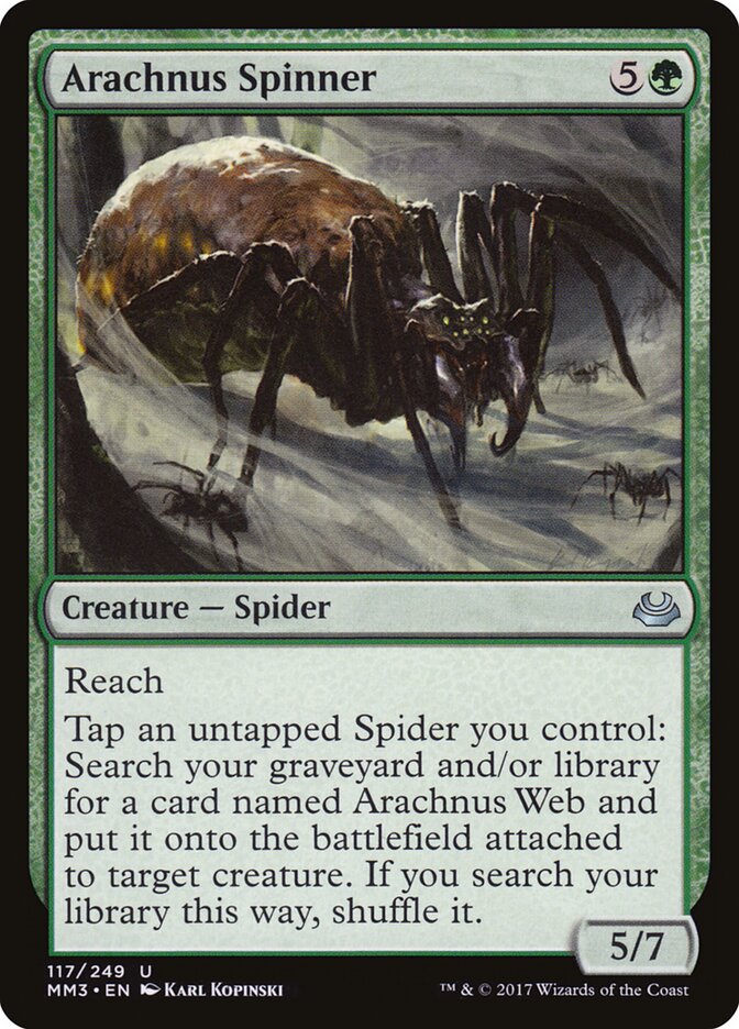 Arachnus Spinner (117) - Modern Masters 2017 (MM3)