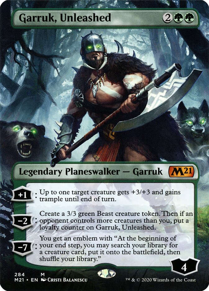 Garruk, Unleashed (284) - Core Set 2021 (M21)