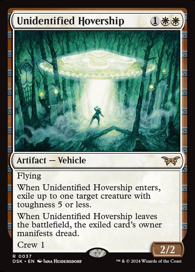 Unidentified Hovership (37) - Duskmourn: House of Horror (DSK)