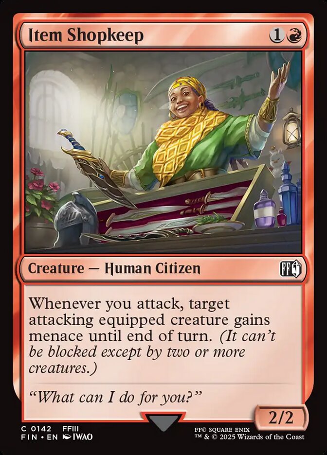 Item Shopkeep (142) - Final Fantasy (FIN)
