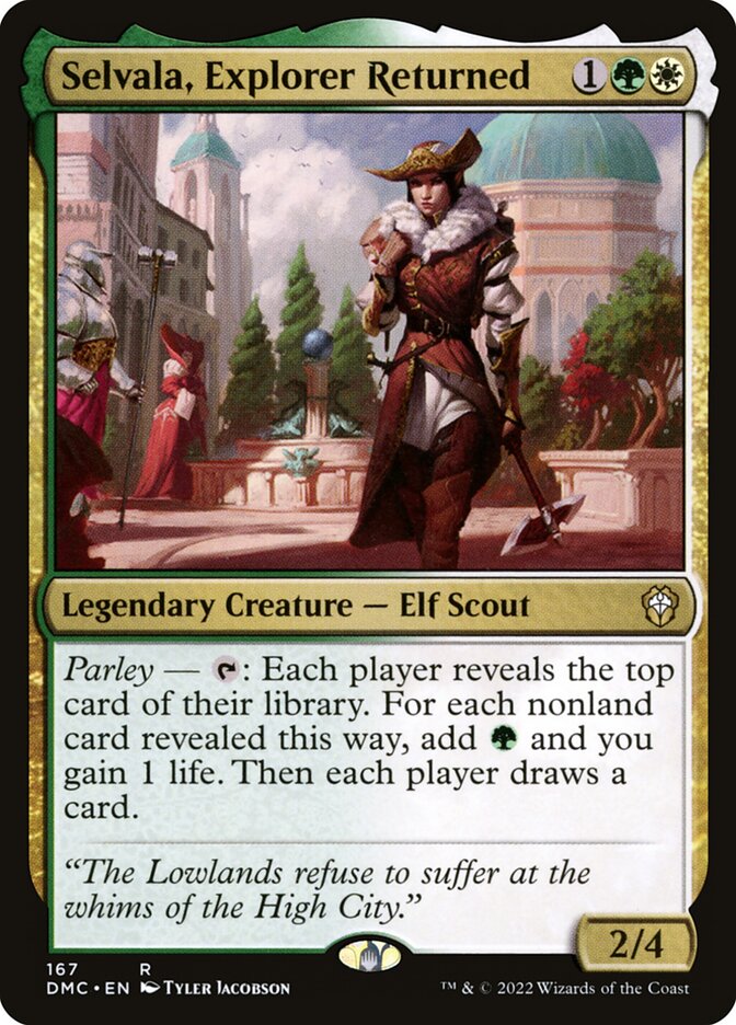 Selvala, Explorer Returned (167) - Dominaria United Commander (DMC)