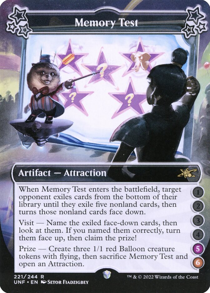 Memory Test (221b) - Unfinity (UNF)