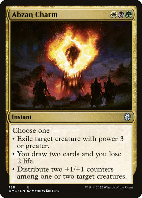 Abzan Charm (138) - Dominaria United Commander (DMC)
