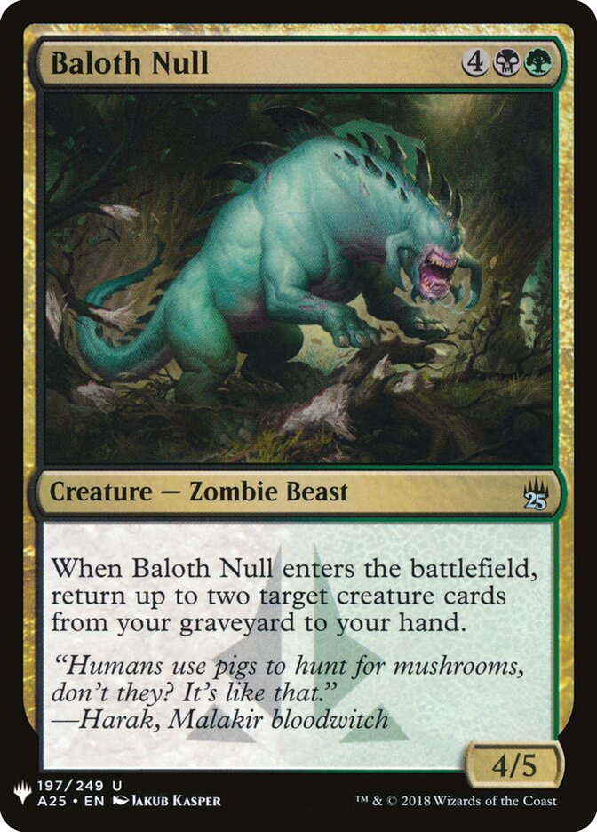 Baloth Null (A25-197) - The List (PLST)