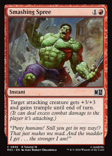 Smashing Spree (856) - Marvel Super Heroes Commander (MSC)