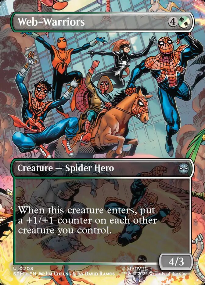 Web-Warriors (203) - [Foil, Borderless] Marvel's Spider-Man (SPM)