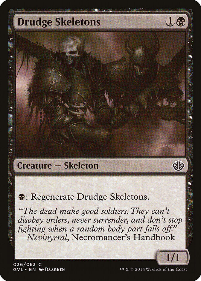 Drudge Skeletons (36) - Duel Decks Anthology: Garruk vs. Liliana (GVL)