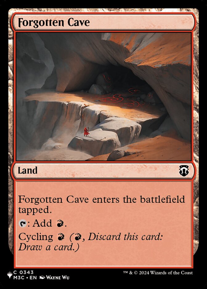 Forgotten Cave (M3C-343) - The List (PLST)