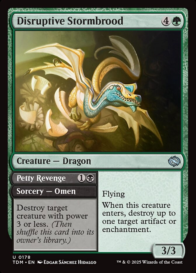 Disruptive Stormbrood // Petty Revenge (178) - Tarkir: Dragonstorm (TDM)