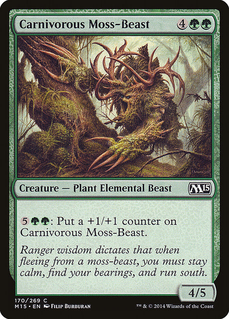 Carnivorous Moss-Beast (170) - Magic 2015 (M15)