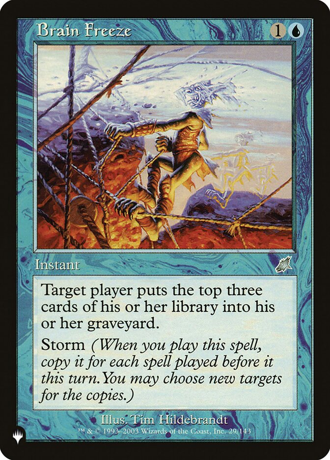 Brain Freeze (SCG-29) - The List (PLST)