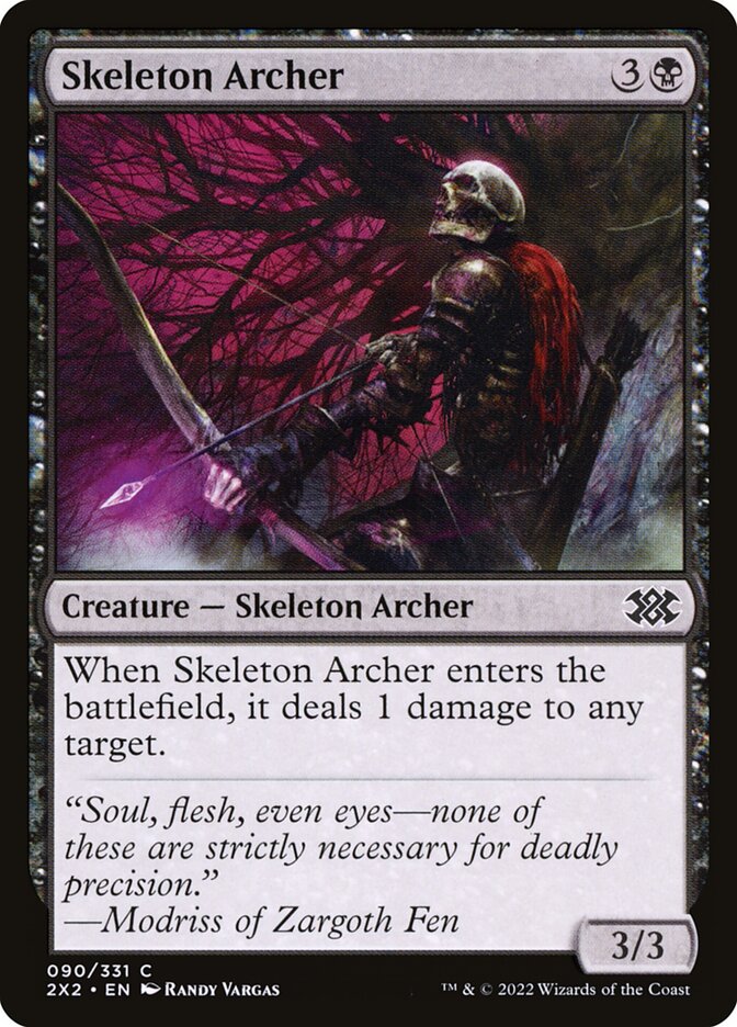 Skeleton Archer (90) - Double Masters 2022 (2X2)