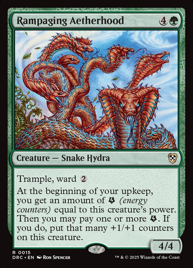 Rampaging Aetherhood - Aetherdrift Commander (DRC)