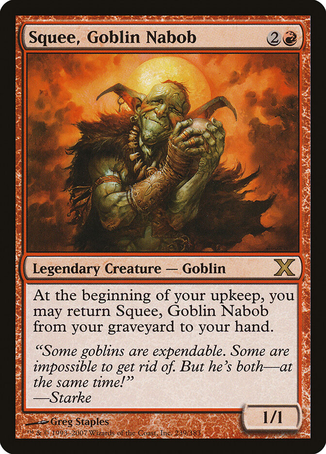 Squee, Goblin Nabob (239) - Tenth Edition (10E)