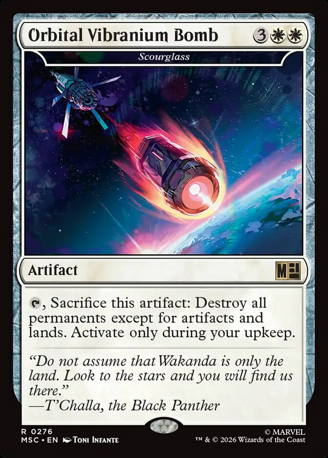 Orbital Vibranium Bomb - Scourglass (276) - Marvel Super Heroes Commander (MSC)
