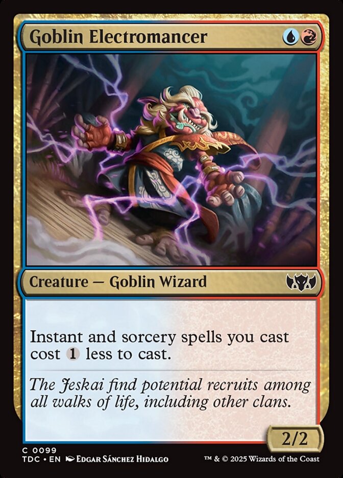 Goblin Electromancer (99) - Tarkir: Dragonstorm Commander (TDC)