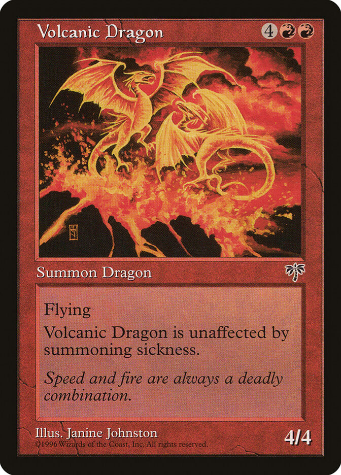 Volcanic Dragon (201) - Mirage (MIR)