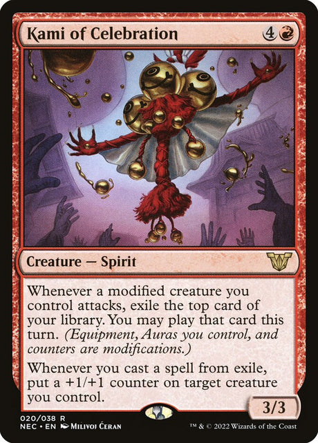 Kami of Celebration (20) - Neon Dynasty Commander (NEC)