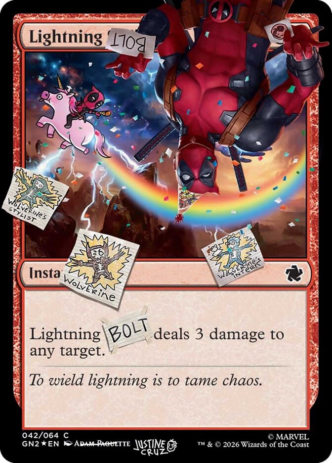 Lightning Bolt (IFIYW-7) - Secret Lair Drop (SLD)