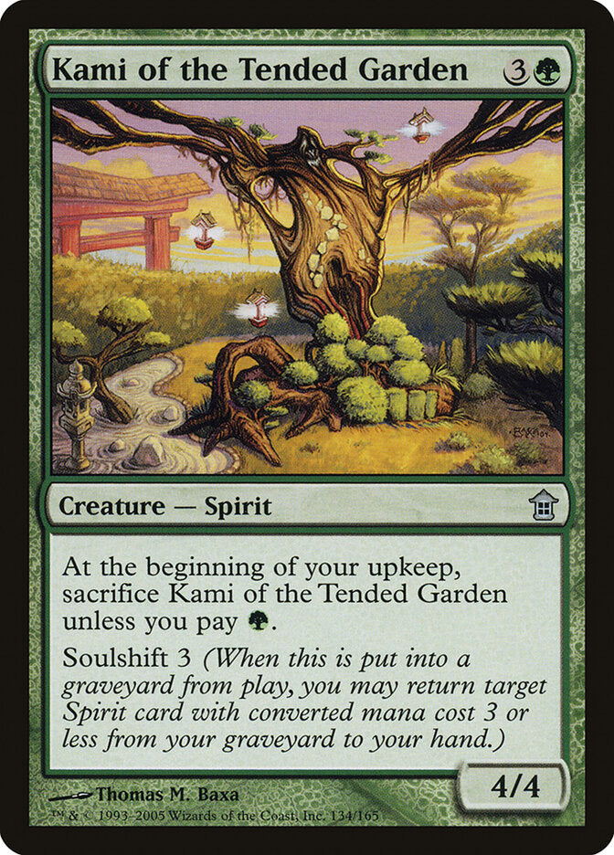 Kami of the Tended Garden (134) - Saviors of Kamigawa (SOK)
