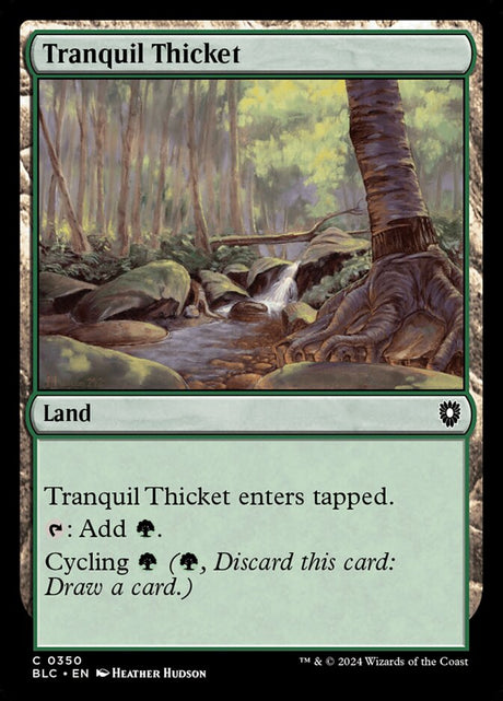 Tranquil Thicket (350) - Bloomburrow Commander (BLC)