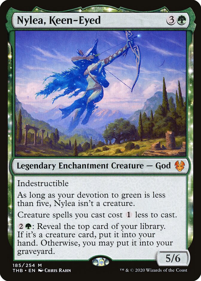Nylea, Keen-Eyed (185) - Theros Beyond Death (THB)