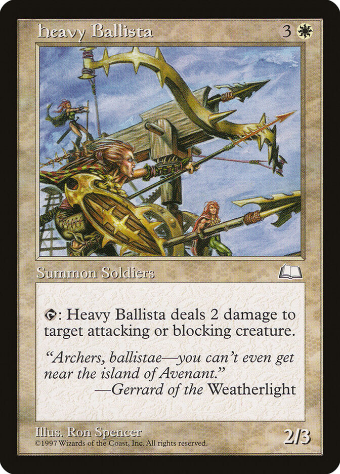 Heavy Ballista (17) - Weatherlight (WTH)