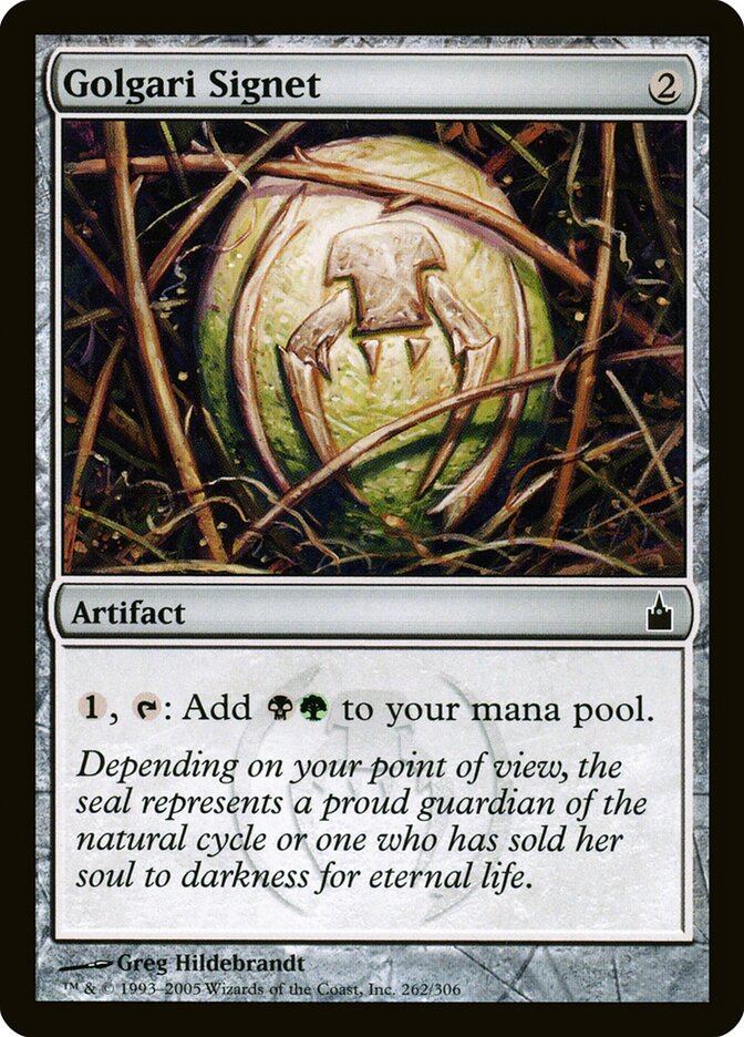 Golgari Signet (262) - Ravnica: City of Guilds (RAV)