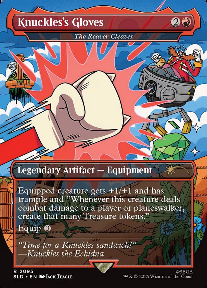 Knuckles's Gloves - The Reaver Cleaver (2095) - Secret Lair Drop (SLD)