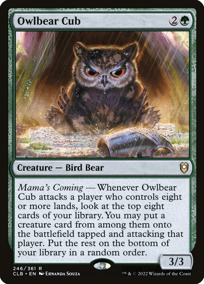 Owlbear Cub (246) - Commander Legends: Battle for Baldur's Gate (CLB)
