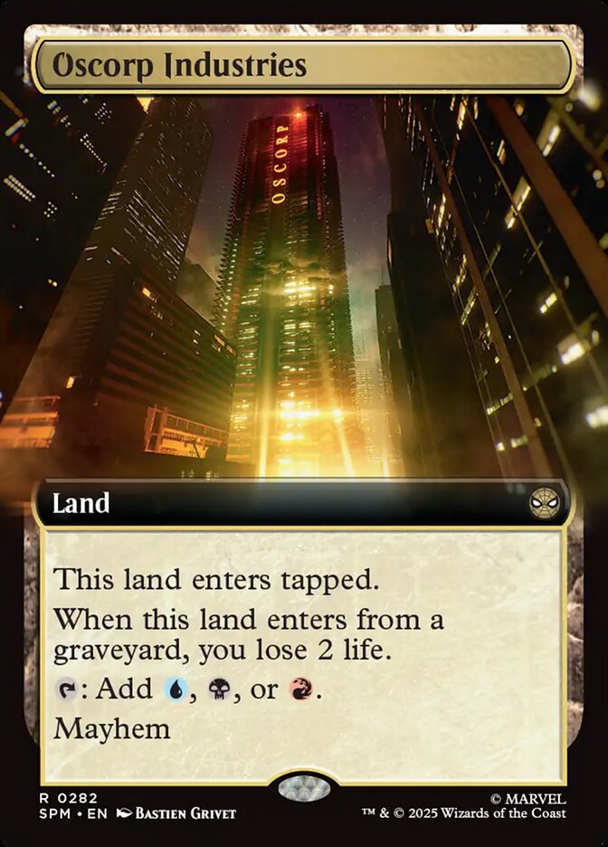 Oscorp Industries (282) - [Foil, Extended Art] Marvel's Spider-Man (SPM)
