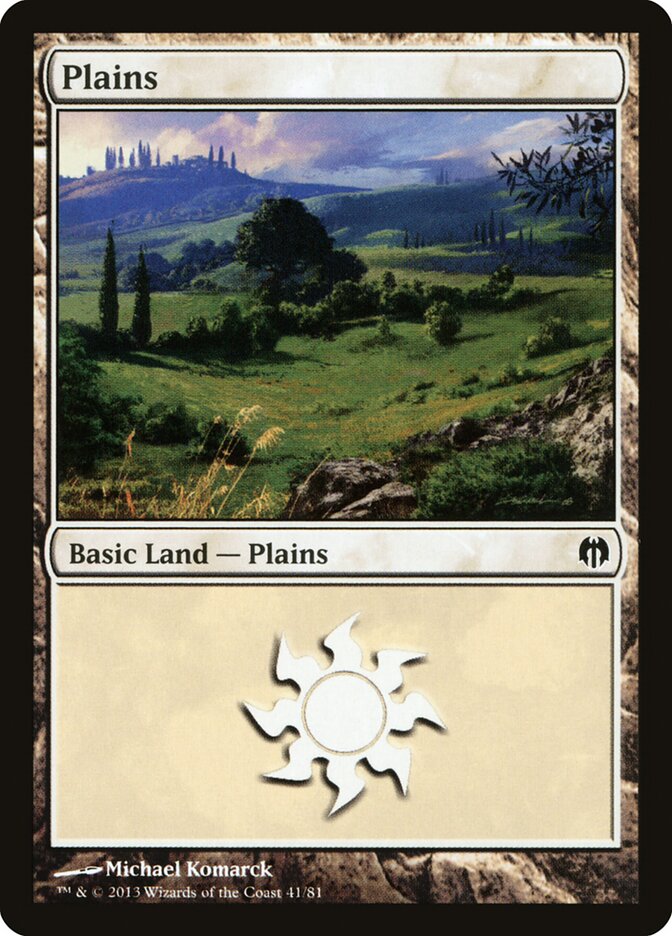 Plains (41) - Duel Decks: Heroes vs. Monsters (DDL)