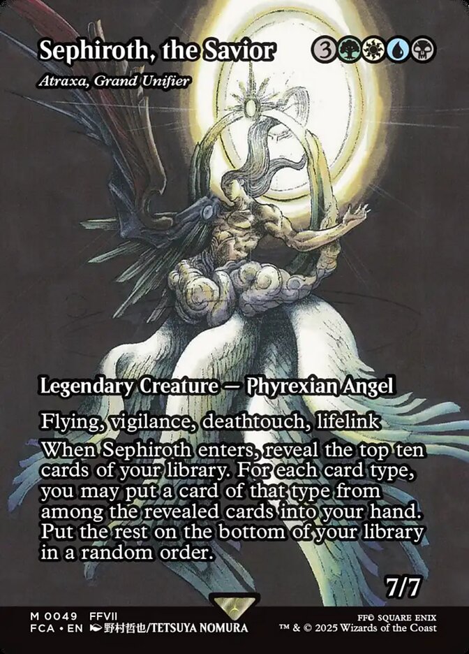 Sephiroth, the Savior - Atraxa, Grand Unifier (49) - Final Fantasy: Through the Ages (FCA)