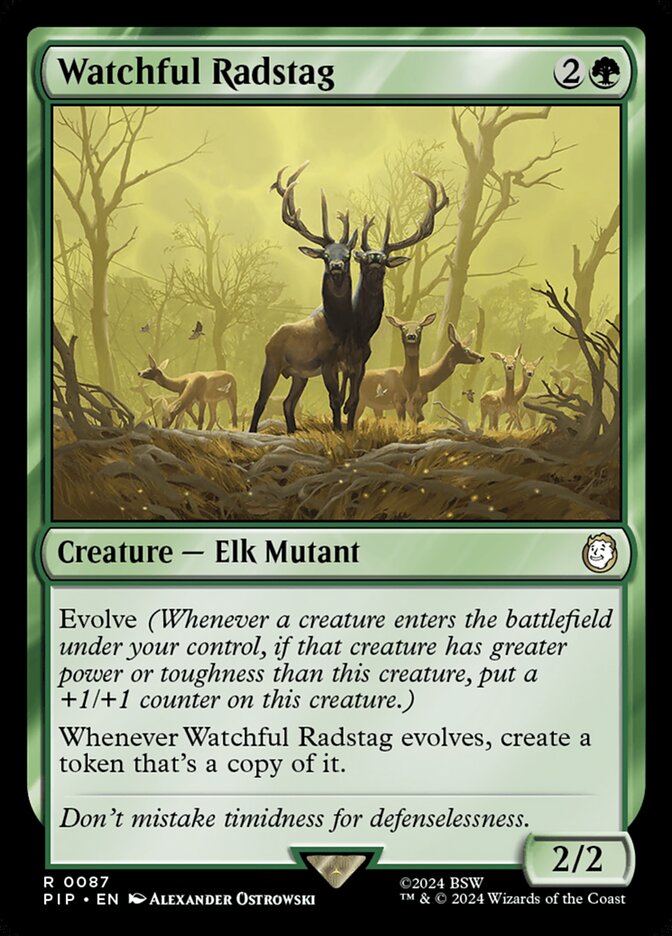 Watchful Radstag - [Foil] Fallout (PIP)