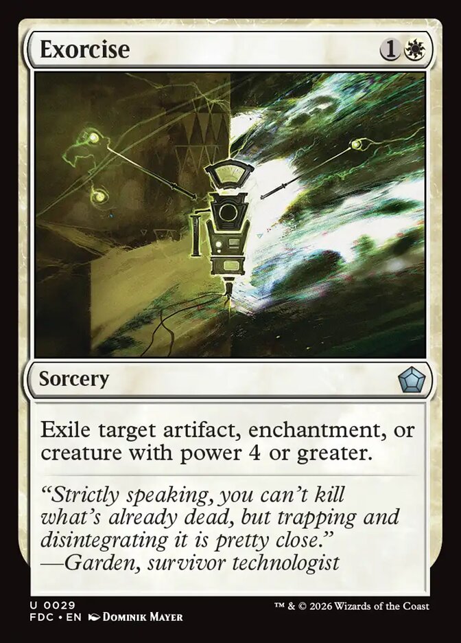 Exorcise (29) - Foundations Commander (FDC)