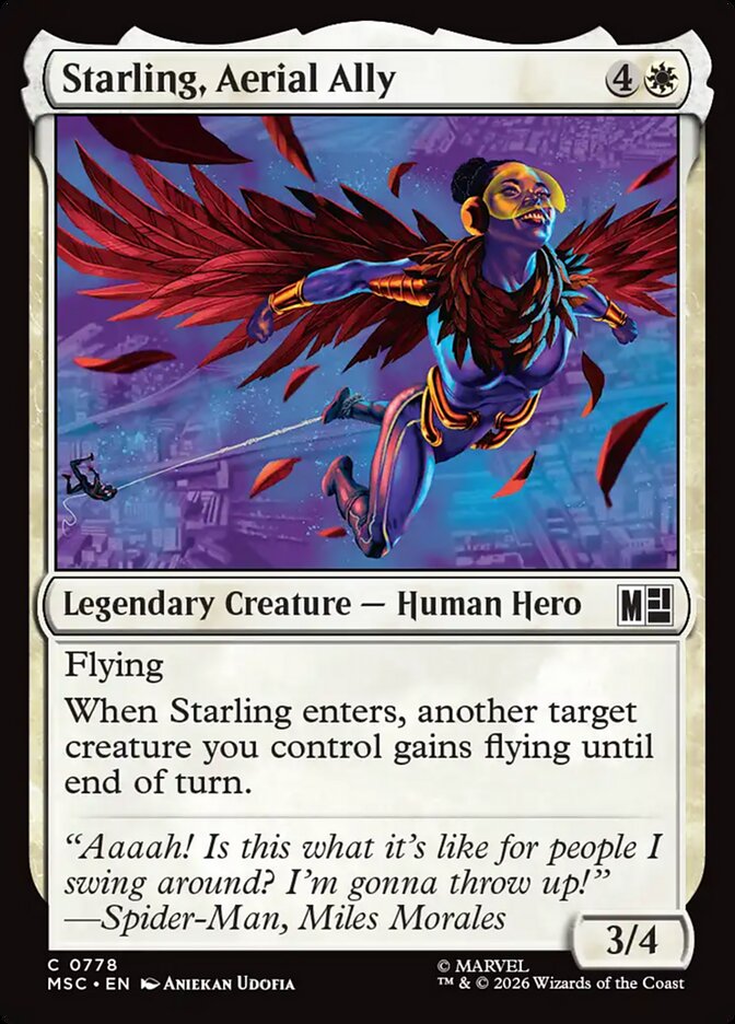 Starling, Aerial Ally (778) - Marvel Super Heroes Commander (MSC)