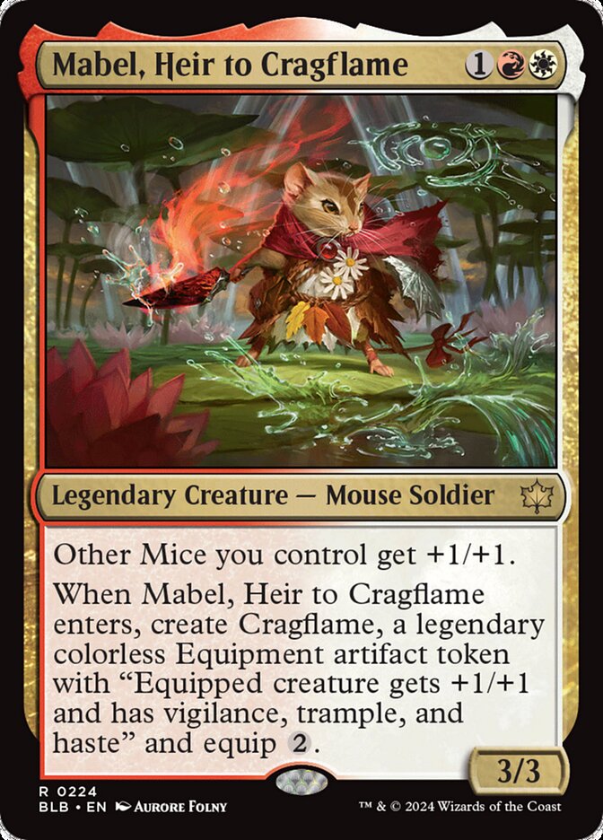Mabel, Heir to Cragflame - [Foil] Bloomburrow (BLB)